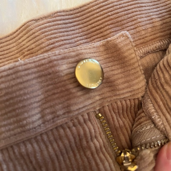 Vintage  Polo Ralph Lauren Corduroy Pants Size 14 Tan Wide Leg Tan - Picture 3 of 10